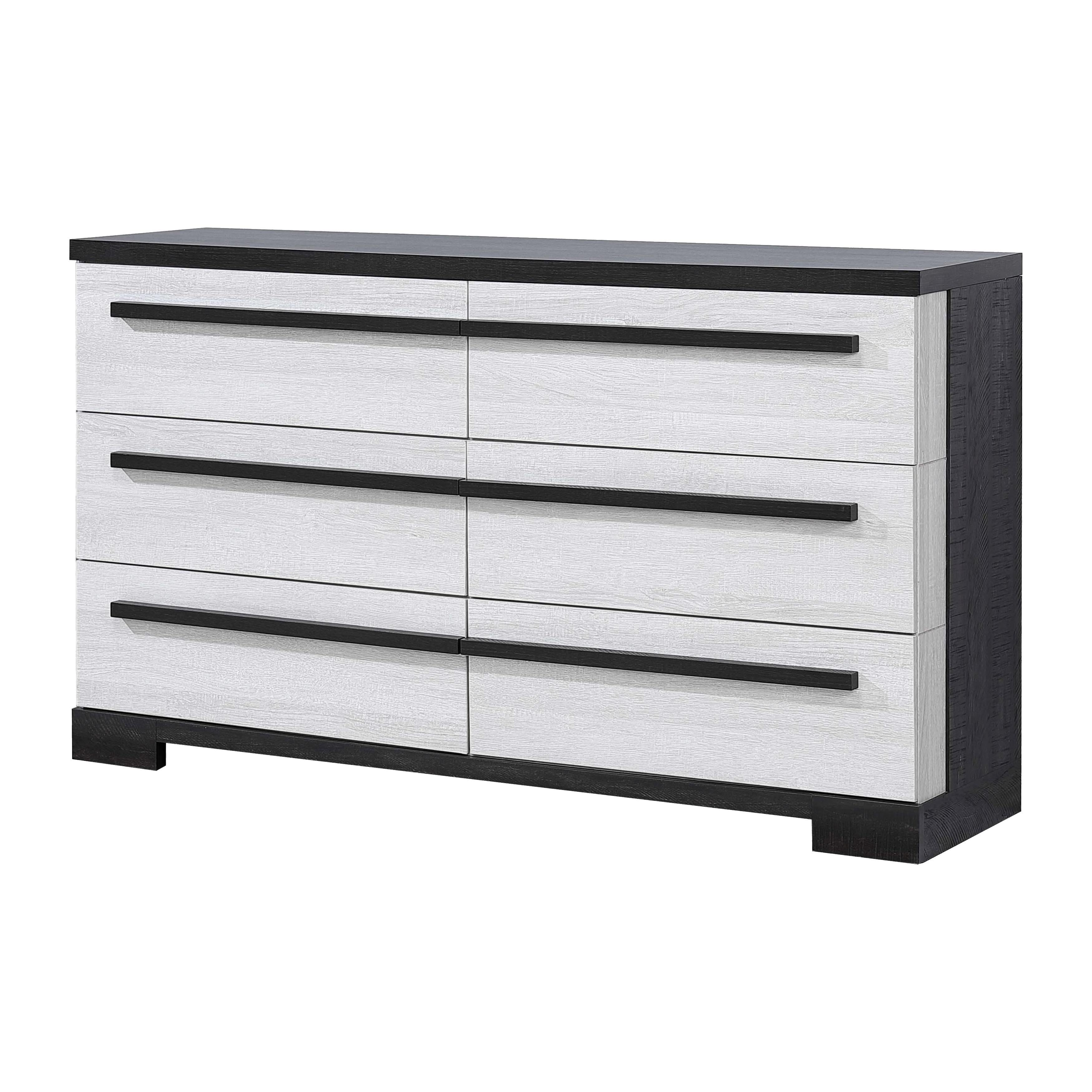 Crown Mark Remington B8162-1 Dresser - Black/White IMAGE 1